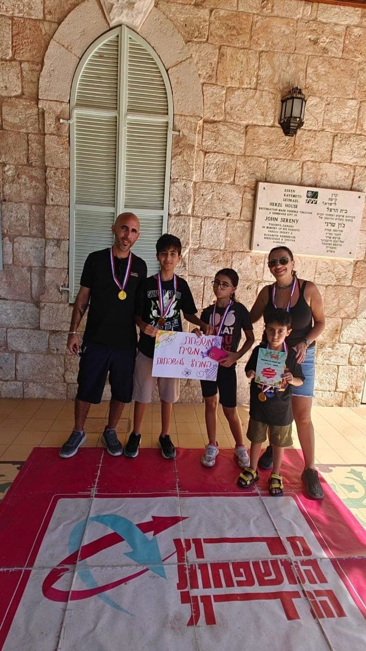 תמונה מפעילות של מרוץ המשפחות הגדול