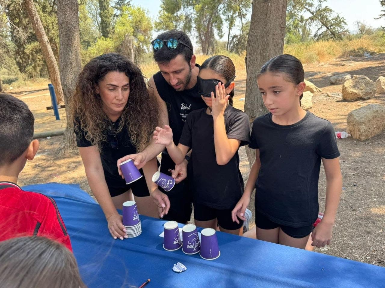 תמונה מפעילות של מרוץ המשפחות הגדול