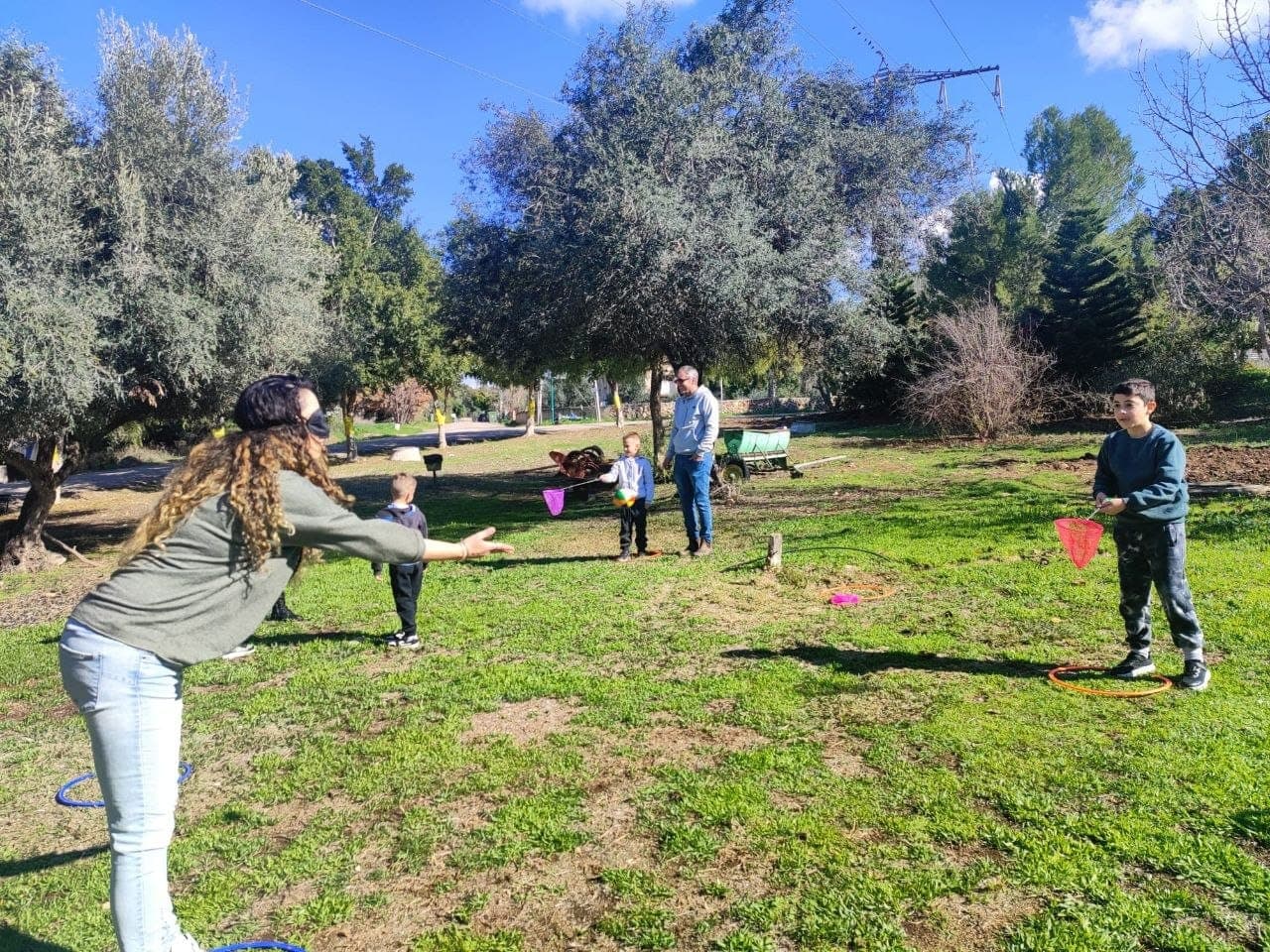 תמונה מפעילות של מרוץ המשפחות הגדול